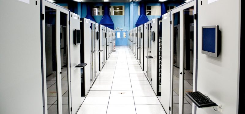 Server hallway at CERN