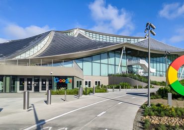 Google the new building at google bay view campus in mountain view california may 26 2022. istock jhvephoto 1414475159