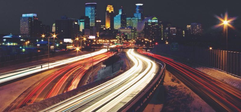 Time-lapse highway