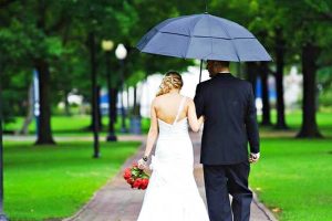 Rain on your wedding day